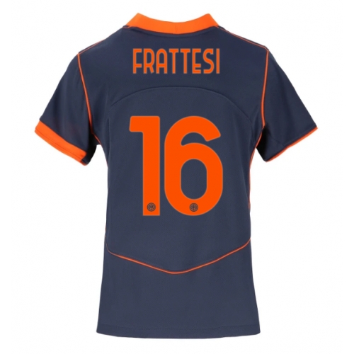 Billige Fotballdrakt Inter Milan Davide Frattesi #16 Replika Tredjedrakt Dame 2025-26 Kortermet Billige Fotballdrakt Inter Milan Davide Frattesi #16 Replika Tredjedrakt Dame 2025-26 Kortermet
